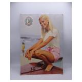 St. Paul Girl Cardboard Freestanding Sign 12"x16"