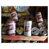 Lot of Vintage Mostly Flat Top Schlitz Beer Cans