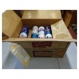 Lot of Stevens Point Beer Cans w/ 2 Cardboard