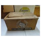 Vintage Kingsbury Sheboygan WI Cardboard Bottle