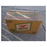 1970s Miller High Life Cardboard Bottle Case w/