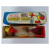 Vintage Drinking Lucky Bird