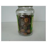 Unsearched Jar of Pennies from Storage Unit