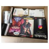Assorted VHS - Betamax - and Cassette Tapes