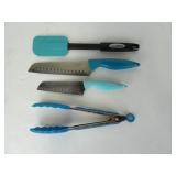 Turquoise Knives and Utensils