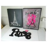 Paris Pictures and Sign - 16x20