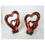 Set of Heart Decorators
