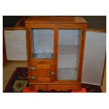 Oak 3door icebox