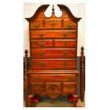 American Drew highboy chest