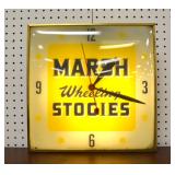 Marsh Stogies PAM bubble glass clock