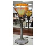 Handel signed boudier lamp