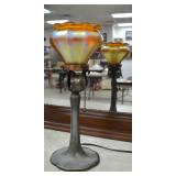 Handel signed boudier lamp