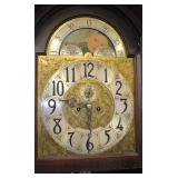 Herschede tall case mahogany clock