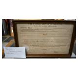 Abraham Lincoln attr. land grant