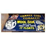 NOS metal advertising signs