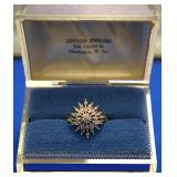 Gold & diamond vintage ring