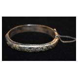 Marked 950 Sterling bangle