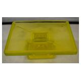Clarks Teaberry Gum stand vaseline glass