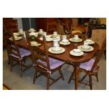 Cherry dining table & chairs