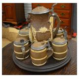 Mettlach Villeroy & Boch Stein Set