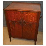 Oak grand Stella crank disc music box