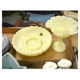 Fenton custard glass
