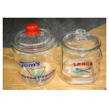 Toms & Lance store counter jars