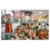 Hull, Roseville, Weller, McCoy pottery