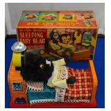 Sleeping baby bear Battery op like new