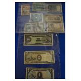 Foreign WW2 era currency