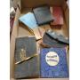 Flat of small old books