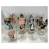 Pepsi collector series 1973 cartoon glasses
