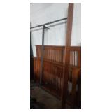 The Barn Furniture queen size oak bed frame