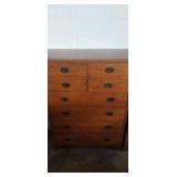 Thomasville impressions 8 drawer tall oak dresser