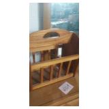 Wooden magazine rack