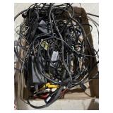 Various AV cords, chargers, etc.