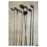 8 Assorted Golf Clubs Drivers