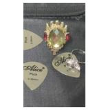 3 New Alice stainless steel guitar picks and Huge