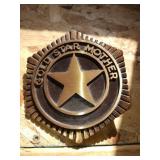 Gold Star Mother plaque.