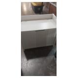 White Laundry hamper bench chest