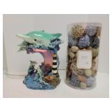 Dolphins nightlight & Coastal Jasmine potpourri