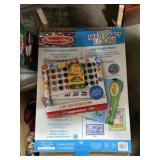 Wooden multicraft loom, watercolors, crayons,