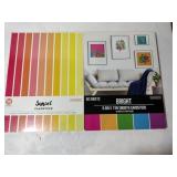 Sunset and bright cardstock