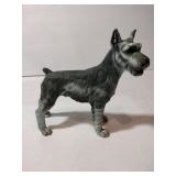 Andrea Sadek blue Schnauzer dog figurine marked