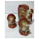 Turkey napkin holder salt and pepper shakers