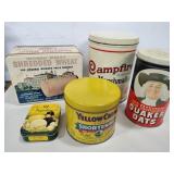 Metal tins