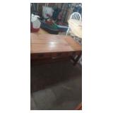 Soild oak coffee table with 3 drawers 60x25x18in