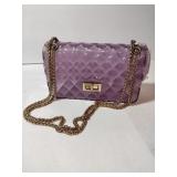 Purple quilted jelly bag