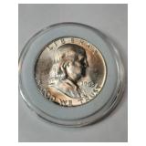 1963 Franklin silver half dollar