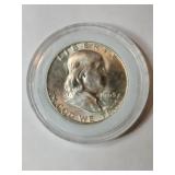 1963 Franklin silver half dollar